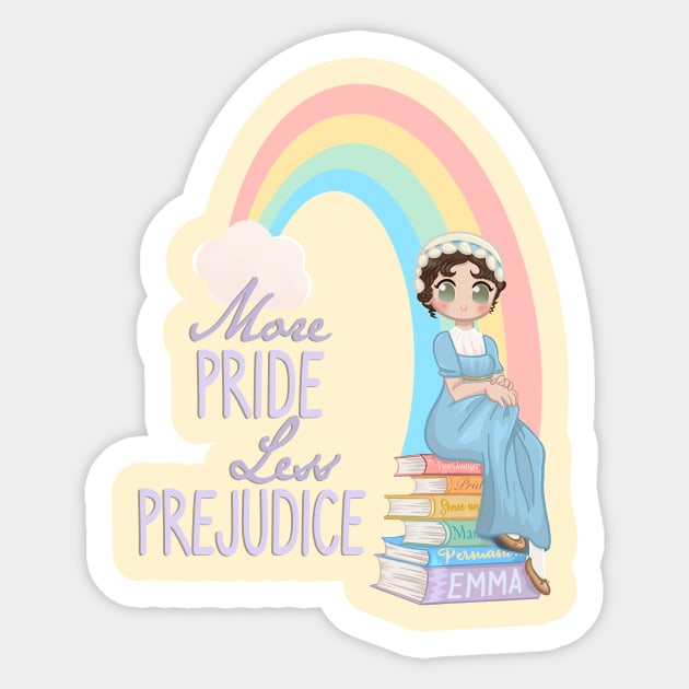 Jane Austen’s Pride KAWAII (2023) Sticker by DuniathComics